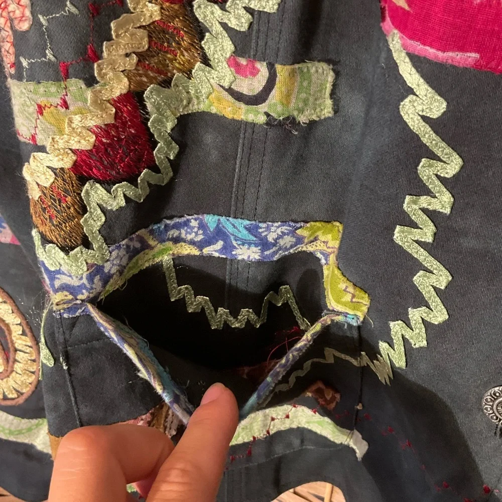 Vintage Parsley and Sage Quilt Trim Jacket - Picture 14 of 16